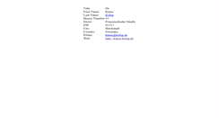 Desktop Screenshot of klaus.killig.de