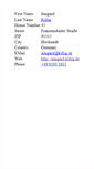 Mobile Screenshot of irmgard.killig.de