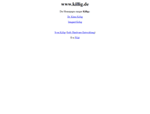 Tablet Screenshot of killig.de